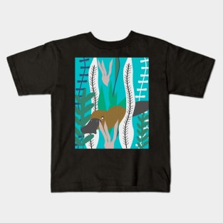 Platypus swim Kids T-Shirt